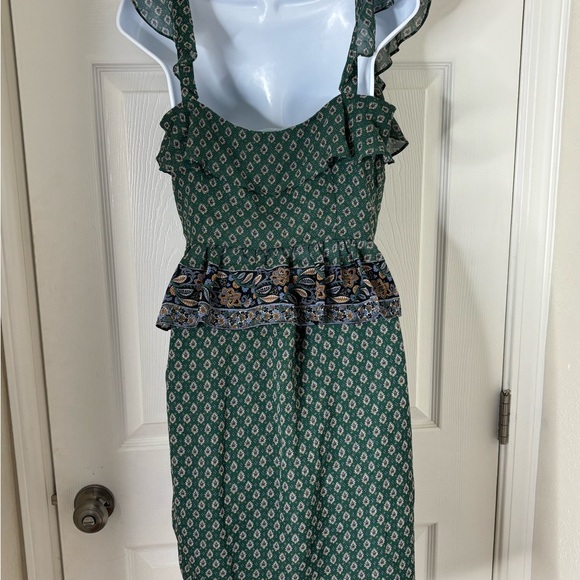 Veronica Beard Set Sz 4 Randa Silk Blouse & Spencer Skirt Green Seaglass Outfit - Picture 9 of 16